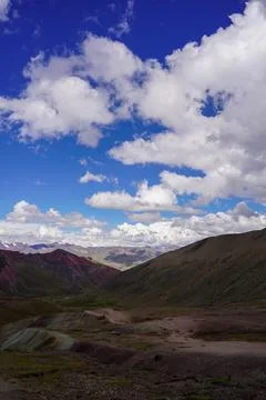 Rainbow Mountain, Cusco, Peru Stock Photos