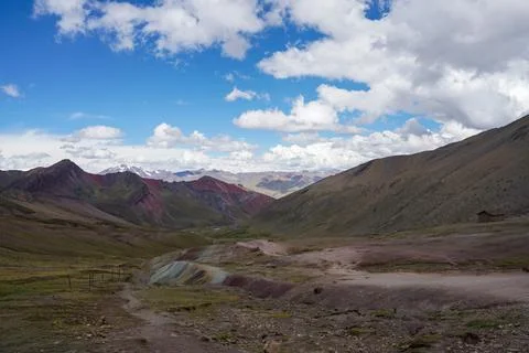 Rainbow Mountain, Cusco, Peru Stock Photos