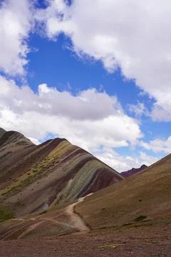 Rainbow Mountain, Cusco, Peru Stock Photos