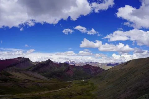 Rainbow Mountain, Cusco, Peru 写真素材