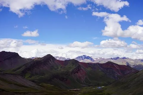 Rainbow Mountain, Cusco, Peru Stock Photos