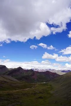 Rainbow Mountain, Cusco, Peru Stock Photos