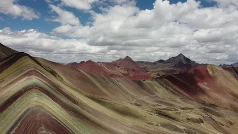 Rainbow mountain Stock Footage 170378700