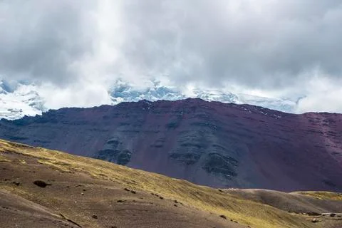 Rainbow Mountain Hike Stock Photos
