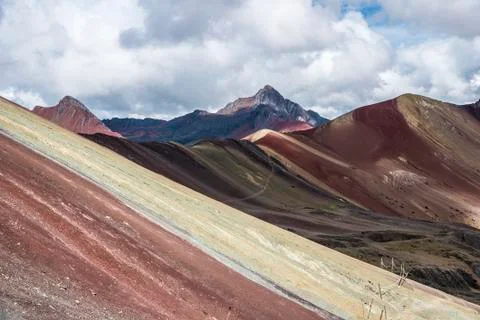 Rainbow Mountain Hike Stock Photos