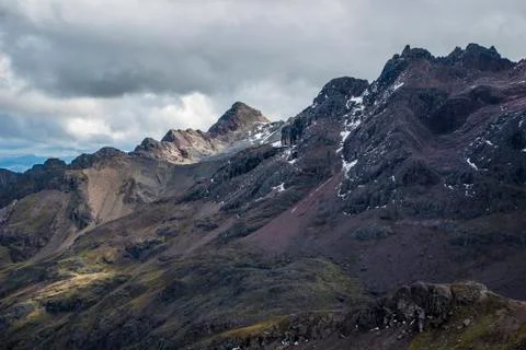 Rainbow Mountain Hike Stock Photos