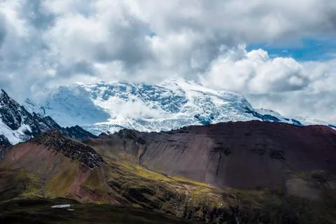 Rainbow Mountain Hike Stock Photos
