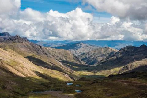 Rainbow Mountain Hike Stock Photos