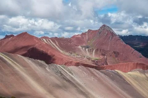 Rainbow Mountain Hike Stock Photos