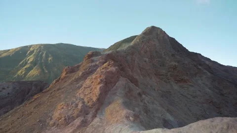 Rainbow mountains with colors, red and blue shades, Purmamarca, Argentina Stock Footage 237287084