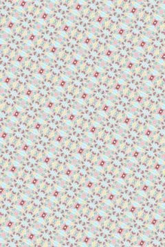 Rainbow muted earth inspired repeating geometric background with dusty rose, pal Stock Illustration