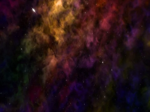 Rainbow Nebula Exploration (2160p 24fps) Stock Footage 82029780