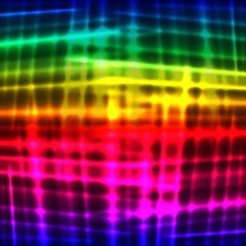 Rainbow neon vector background Stock Illustration
