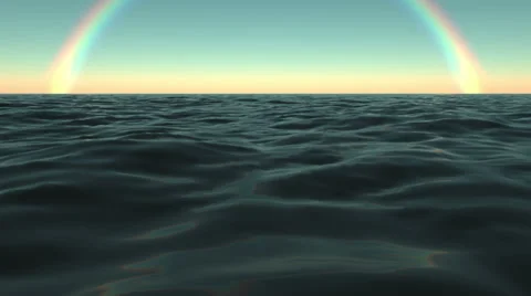 Rainbow on the ocean, HD LOOP 스톡 동영상 29179578