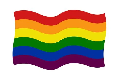 Rainbow or Pride Flag stock illustration Stock Illustration