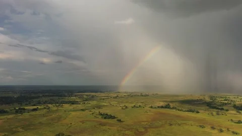 Rainbow Over forming Storm 動画素材 230526512