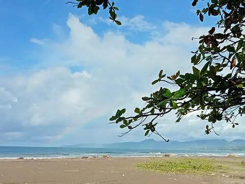 Rainbow Over the Sea Foto stock