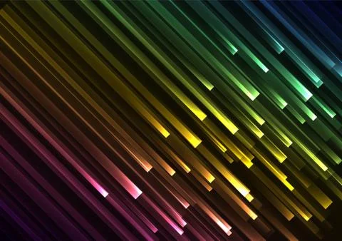 Rainbow overlap pixel speed abstract background Stock Illustration