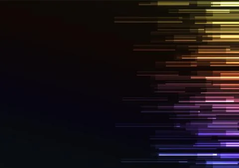 Rainbow overlap pixel speed abstract background Stock Illustration