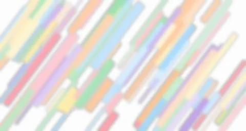 Rainbow paint brush strokes on white background Stock Illustration