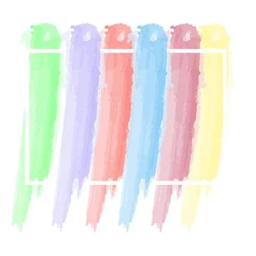 Rainbow paint splash background. Stock Illustration