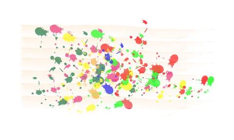 Rainbow paint splash background. Stock Illustration