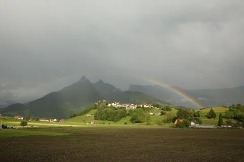 Rainbow in Paradise Stock Photos