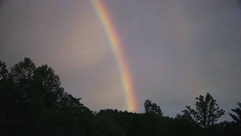 Rainbow Partial Stock Footage 115643002