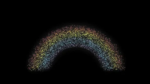 Rainbow particle 스톡 동영상 310337153