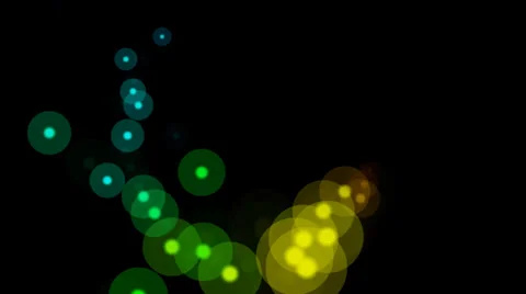 Rainbow particle rotation Stock Footage