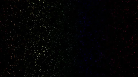 Rainbow Particles Background Video stock 139261877