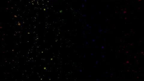 Rainbow Particles Flying Video stock 139253968