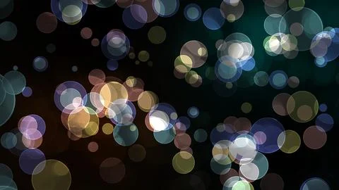 Rainbow pastel bubble divine dimension blur absract red green isolated Stock Illustration