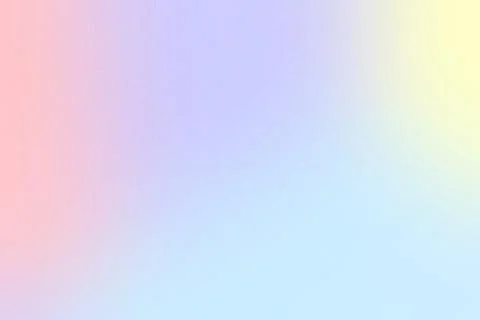 Rainbow Pastel gradient wallpaper background with Pastel Yellow, Maximum Blue Stock Illustration