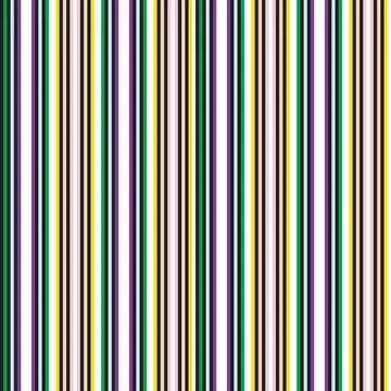 Rainbow Pastel Stripe seamless pattern background in vertical style Stock Illustration