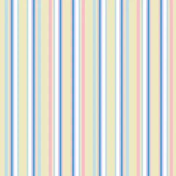 Rainbow Pastel Stripe seamless pattern background in vertical style Stock Illustration