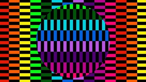 Rainbow Pattern Checkers Stock Footage 115531821