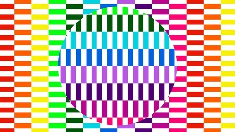 Rainbow Pattern Checkers with white Stock Footage 115509302