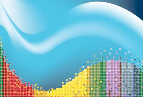 Rainbow pattern Stock Illustration