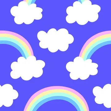 Rainbow pattern Stock Illustration