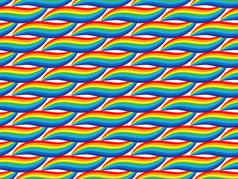 Rainbow pattern seamless. Colorful background vector texture design. Abstra.. 스톡 일러스트