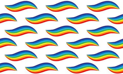 Rainbow pattern seamless. Colorful background vector texture design. Abstract Stock Illustration