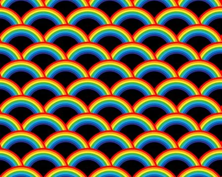 Rainbow pattern seamless. Colorful background vector texture design. Abstract Illustrazione stock