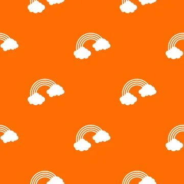 Rainbow pattern seamless Illustrazione stock