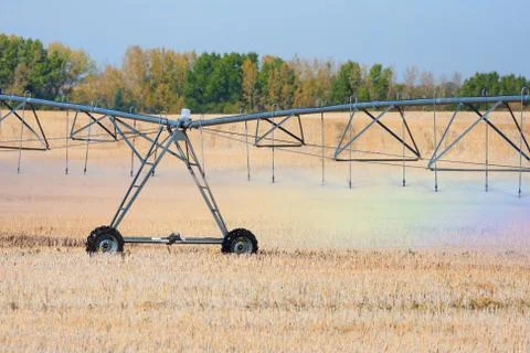 Rainbow pivot Stock Photos