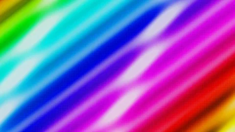 Rainbow Pixelated Diagonal Stripes Background Vidéo 334921191