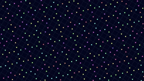 Rainbow pixels futuristic pattern with neon effect Vídeos de archivo 202046127