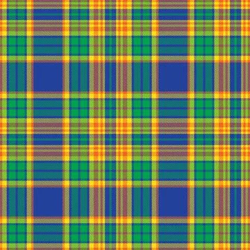 Rainbow Plaid Tartan Checkered Seamless Pattern Illustrazione stock