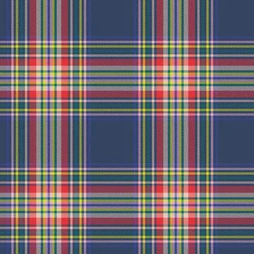 Rainbow Plaid Tartan Checkered Seamless Pattern Stock Illustration
