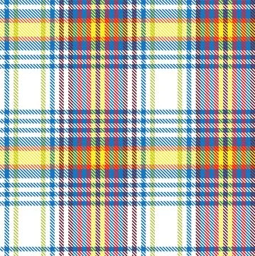 Rainbow Plaid Tartan Checkered Seamless Pattern Illustrazione stock